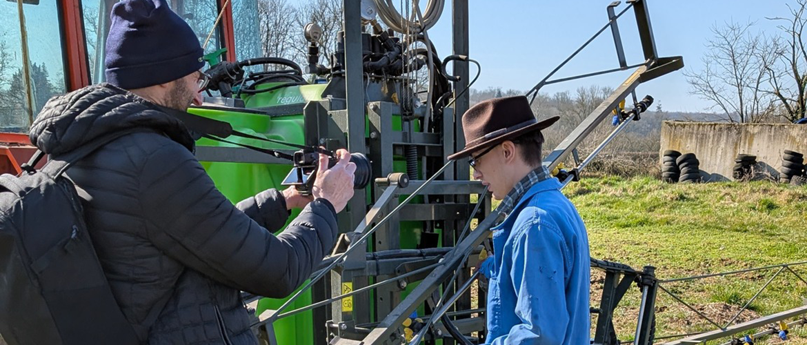 Les élèves et leurs encadrants ont consacré de nombreuses heures au tournage de la vidéo © Campus d'enseignement agricole de Courcelles-Chaussy