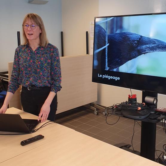 Elise Vannetzel, directrice de FREDON Grand Est, anime les formations. Photo DR.