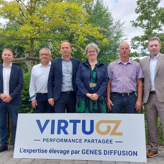 La marque VIRTUOZ a été créée pour porter les activités de Conseil en élevage rassemblées au sein de la coopérative Gènes Diffusion,  Photo DR.