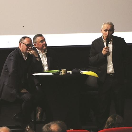 Fabrice Piquet présidait sa dernière assemblée à la tête d’Adheo. Photo : I.Zaffagni.