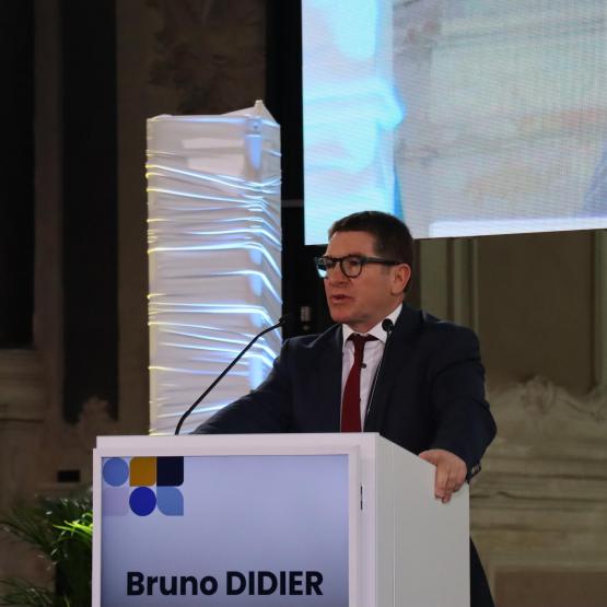 Bruno Didier : «Nous devons coopérer pour prouver que l’agriculture est une solution et non pas un problème». Photo : H.Flamant
