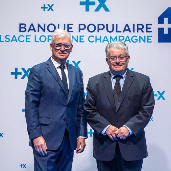 Dominique Garnier, directeur général et Thierry Cahn, président de la BPALC. (photo : D. R.).