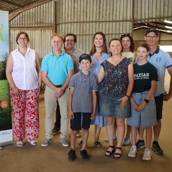 Les organisateurs et partenaires d’Agrimax ont dévoilé les contours de la prochaine édition, le 7 juillet, à Chazelles-sur-Albe. © Hélène FLAMANT