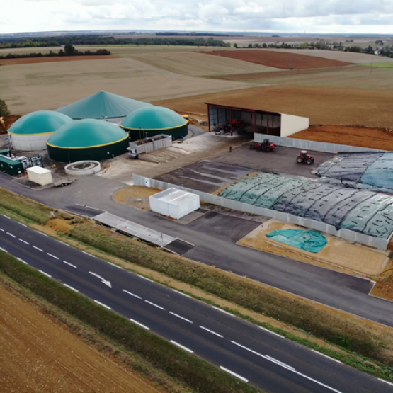 L’unité de méthanisation de la SAS Valbioénergie injecte du biogaz dans le réseau de Val de Briey. Photo : Valbioenergie