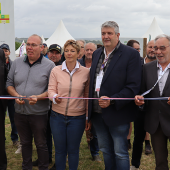 L’inauguration du salon s’est déroulée le 20 mai en présence desélus locaux, organisateurs et représentants agricoles. © Marion FALIBOIS