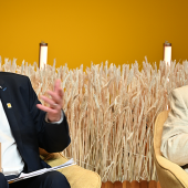 Philippe Dubief et Bernard Saklli identifient la contractualisation comme une poste de solution pour la filière céréalière. © Justine JORIS