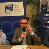 Des annonces fortes lors de la conférence de presse de rentrée de la Caisse centrale de Mutualité sociale agricole. © Actuagri-CS