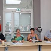 De g. à d. : Jean-Luc Duret, Véronique Choné (trésorière et présidente d’Afdi Lorraine), Laure Génin (présidente de l’Alpa) et Marc François (animateur d’Afdi Lorraine). Photo : H.Flamant