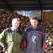 Gaël Jacquin cultive 194 hectares dont 7 hectares de betteraves fourragères pour alimenter son troupeau de 80 vaches Prim’Holstein.Photo : H.Flamant