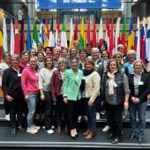 Les agricultrices du Grand Est étaient invitées par la député Céline Imart à découvrir les rouages du Parlement Européen. Photo DR.