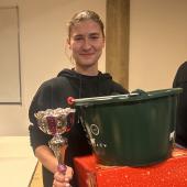 Première en pointage équin, Mélusine Brice se destine à reprendre l'élevage de chevaux de ses parents