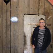 Afin de transporter les joueurs dans un autre monde, une ferme Lorraine des années 80 a été construite par les bénévoles. Photo : Marion Falibois.