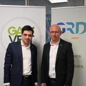 De g. à d. : Bastien Régnier (directeur territorial GRDF Grand Est) et Emmanuel Connesson (directeur régional adjoint GRDF Grand Est et Bourgogne Franche-Comté) Photo : J.JORIS