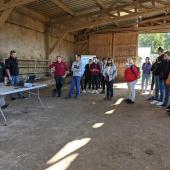 Les élèves des lycées agricoles de la région ont pu découvrir la filière ovine. Photo : A.Legendre