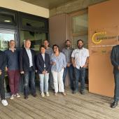 L’équipe de direction de l’Eplefpa 54 Campus Nancy Pixérécourt de  gauche à droite : Thomas Bourguignon, Pierre Vibrac, Franck  Mathieu, Marie Nolin, Olivier Moreau, Claire Merger-Fischer, Laurent Pierson, Jérôme Joubert, et Grégory Chevallier.