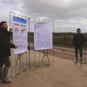 Cédric Payet, intervenant Bonilait, a animé l’atelier poudre de lait. Photo DR.