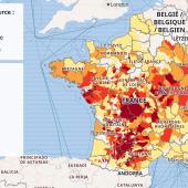 54 % des nappes sont désormais sous les normales mensuelles, contre 42 % en juillet 2025.