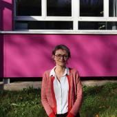 La directrice du lycée agricole de Château-Salins, Caroline Viard, veut renforcer la place de la ferme La Marchande au  cœur des différentes formations de l’établissement. Photo CEC.