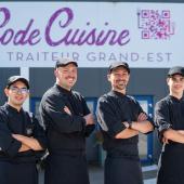 Nicolas Rivoallan et son équipe en cuisine produisent plus de 2.000 repas par semaine.