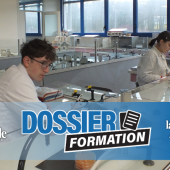 La formation du Bts bénéficie d’enseignements concrets avec de nombreux travaux pratiques, réalisés soit dans le hall alimentaire, soit en laboratoire. (Crédit photo : A.JOZWIK)