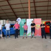 De g. à d. : Philippe Delaire (Groupama), Vincent Jeanpierre (Fdsea 54), Stéphane Freminet (MSA), Jean-Baptiste Arnould (ENEDIS), Laure Génin et Nicolas Petitjean (CDA 54), Jean-Philippe Gueugneau et Geoffrey Baullin (SDIS 54), David Maitrot (Gendarmerie)
