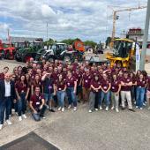 Les Jeunes Agriculteurs du Grand Est présents lors du Congrès réunis. Photo : Antoine CLAVEL
