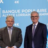 Face à une année 2022 incertaine, Thierry Cahn , président du conseil d’administration, et Dominique Garnier,  directeur général de la BPALC, ont provisionné en conséquence. Photo : BPALC