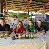 L’équipe des Jeunes agriculteurs mobilisés pour cette journée sous le signe de la communication. Photo DR