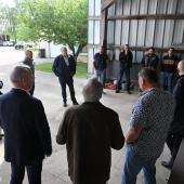 Face aux parlementaires, les représentants de la FDSEA formulent leurs attentes pour l’avenir de l’agriculture française. Photo : J.JORIS