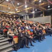 Une salle tout imprégnée des attentes de concrétisation des mesures gouvernementales. Photo : JL.Masson