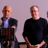 De g. à d. : Huguette Boissonnat, présidente d’Emplettes et Cagettes, Dominique Potier, président du Pays Terre de Lorraine, Geoffrey Génimel, délégué national ATD Quart monde France, et Chaynesse Khirouni, présidente du conseil départemental.