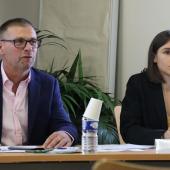 Christian Dartoy, président du GDS 54, et Sixtine Degroote, qui a pris la direction par intérim, ont dressé le bilan de la campagne 2025. Photo : H.Flamant