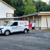 Aurélien et Marie sont prêts à accueillir la clientèle. Photo DR.