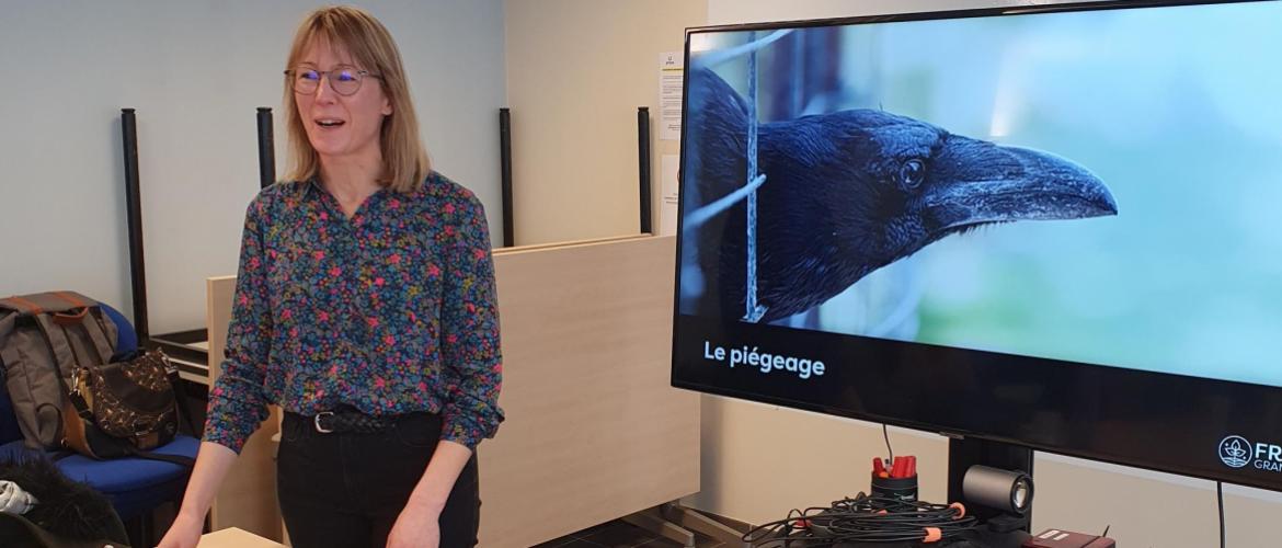 Elise Vannetzel, directrice de FREDON Grand Est, anime les formations. Photo DR.