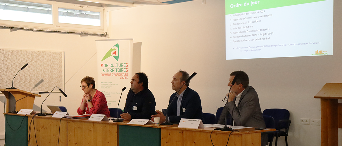 (De G. à D.) Laurence Bruneau, directrice du LIAL Rioz, Yves Grandemange, président du LIAL Rioz, Bruno Da Silva, commissaire aux comptes et Frédéric Bretillot, expert-comptable. Photo Marion Falibois