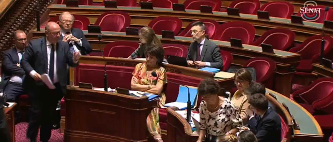 Débat au Sénat lors de l'examen de la PLUA. © Sénat