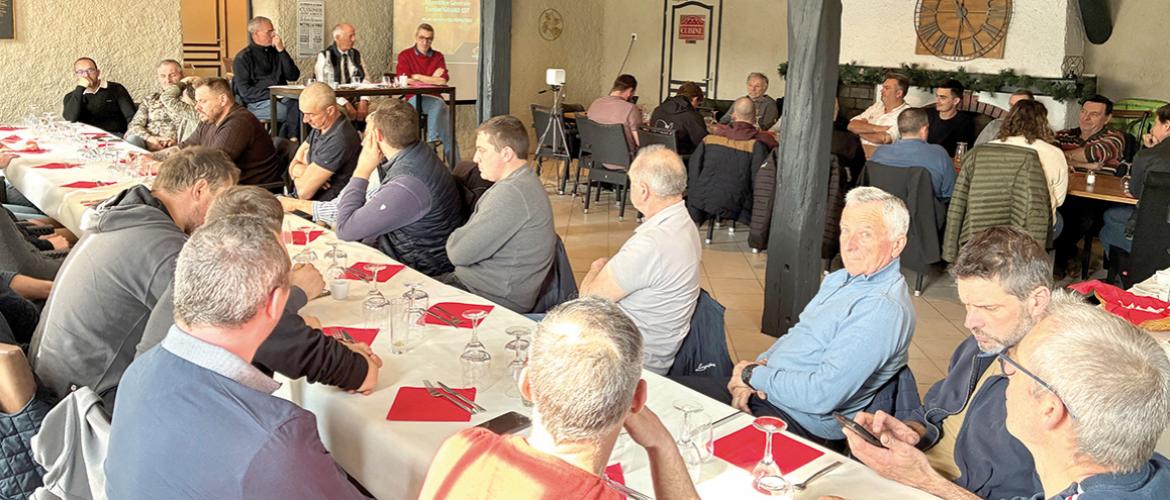 L’assemblée générale de la section Grand Est de l’Herd-Book Limousin s’est tenue le mardi 24 mars au restaurant le Bœuf et la Grenouille à Vigy. Photo Pierre Divoux