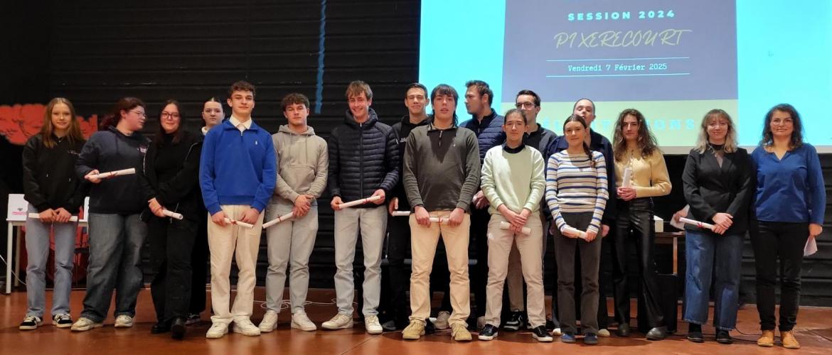 La promotion des bac STAV "aménagement". Photo DR.