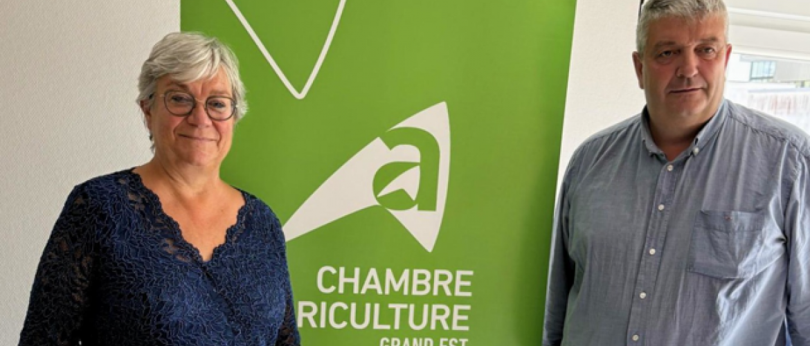 Virginie Coppens Menager (directrice régionale de France Travail)  et Jérôme Mathieu (président de la Crage).