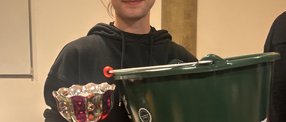 Première en pointage équin, Mélusine Brice se destine à reprendre l'élevage de chevaux de ses parents