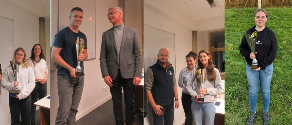 Flavie Foury, Léo-Paul Grandidier, Othilie Leclerc et Ylona Chaumont se sont qualifiés pour les finales nationales qui se dérouleront au Salon de l’Agriculture. Photos DR
