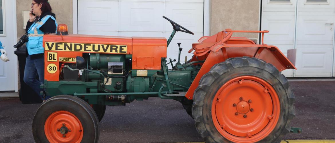 L’association des 3M, fidèle au poste avec ses vieux tracteurs.