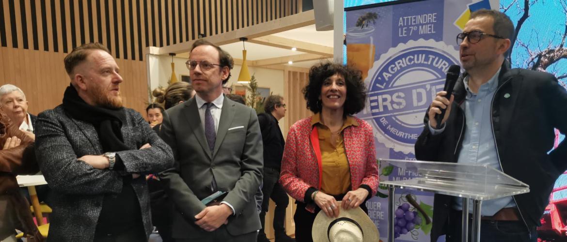 Jérémy Jenneson, le président de la Chambre d’agriculture, a appelé à « avoir une vraie ambition pour l’agriculture départementale ». Photo : H.Flamant