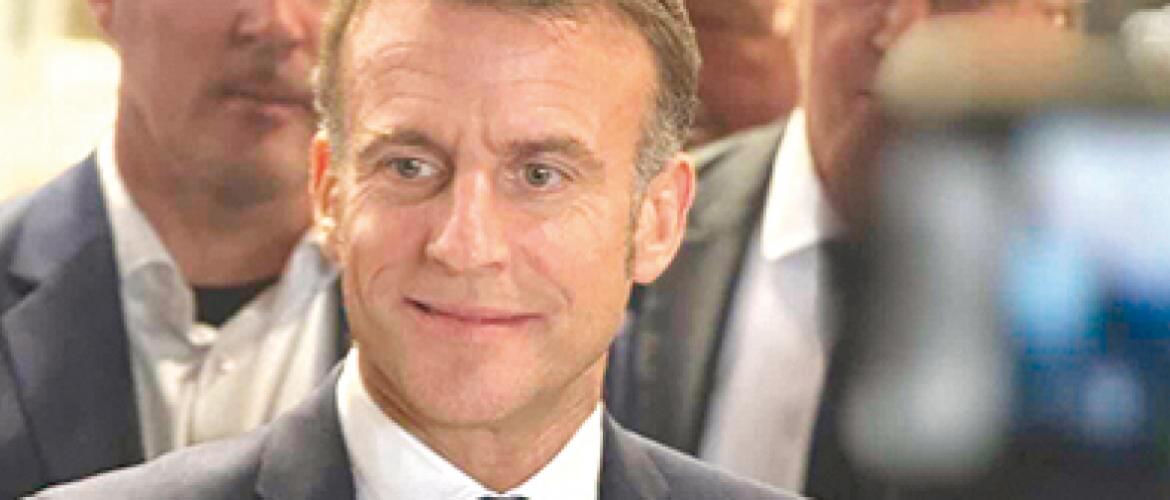 Emmanuel Macron a inauguré le Salon de l’agriculture sur fond de crise. Photo Actuagri