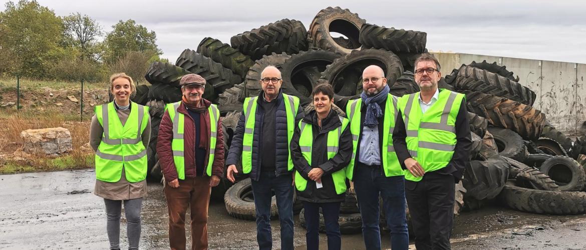 Les partenaires de l'opération, à l'occasion du lancement officiel de la collecte, le 16 octobre. Photo : N.Herment