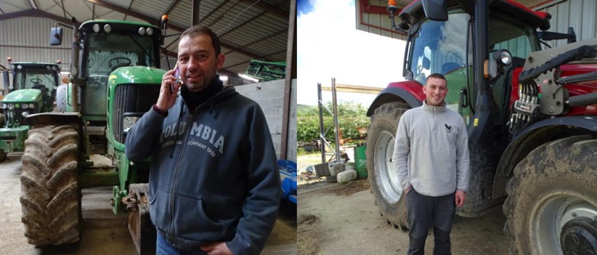 Jérémy Jenneson et Florian Segault, les leaders de la Fdsea et des Ja, vont demander des explications de vote à chacun des députés de Meurthe-et-Moselle. Photo : JL.Masson