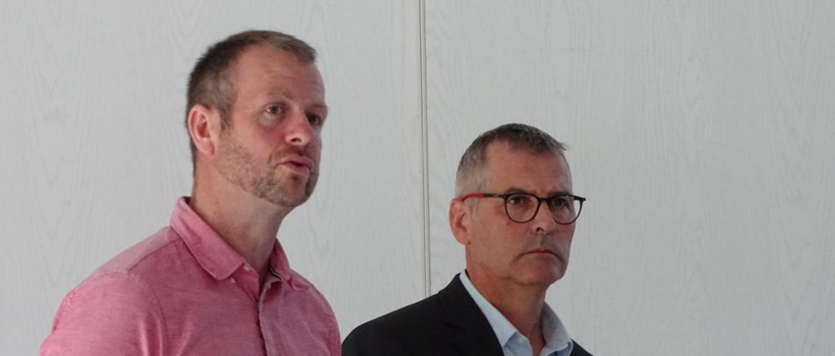 Johann Vevert et Christophe Mercier ont abordé les évolutions de la gestion volume-prix. Photo : JL.Masson