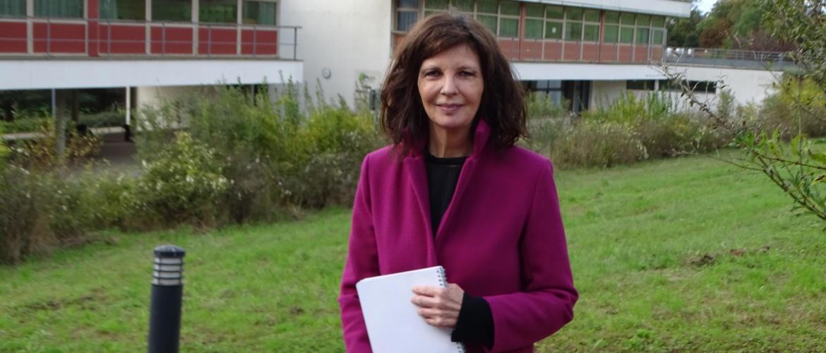 Originaire de Moselle, Nathalie Royet, désormais à la tête « du gros paquebot de Pix » revendique son appartenance au monde agricole. Photo : JL.Masson