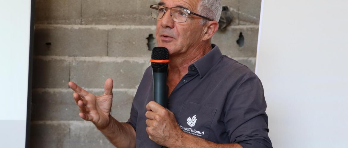 Nicolas Thibaud, ingénieur agronome et formateur pour la qualité du grain - J. JORIS