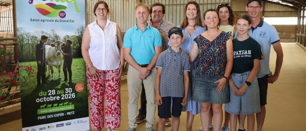 Les organisateurs et partenaires d’Agrimax ont dévoilé les contours de la prochaine édition, le 7 juillet, à Chazelles-sur-Albe. © Hélène FLAMANT